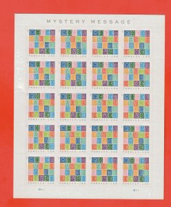 5614MYSTERY Message  55¢ Forever  Face $8.80 MNH  2012