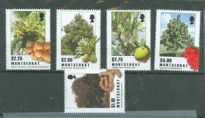 Montserrat #1227-1231 Mint (NH) Single (Complete Set) (Flora)