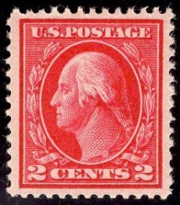 US Stamp #406 2 Cent Washington MINT Hinged SCV $6.00 