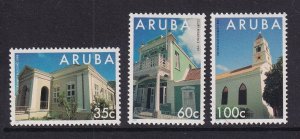 Aruba   #113-115   MNH  1995  architectural landmarks