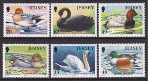 Jersey 1116-1121 Birds MNH VF