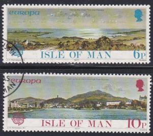 Isle of Man # 99-100, Europa '77, Used Set