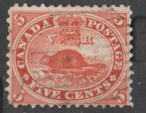 Canada Scott #15 Stamp - Used Single