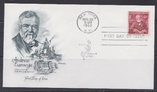 1171 Andrew Carnegie Unaddressed Artmaster FDC