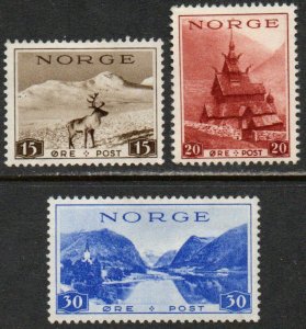 Norway Sc #184-186 Mint Hinged
