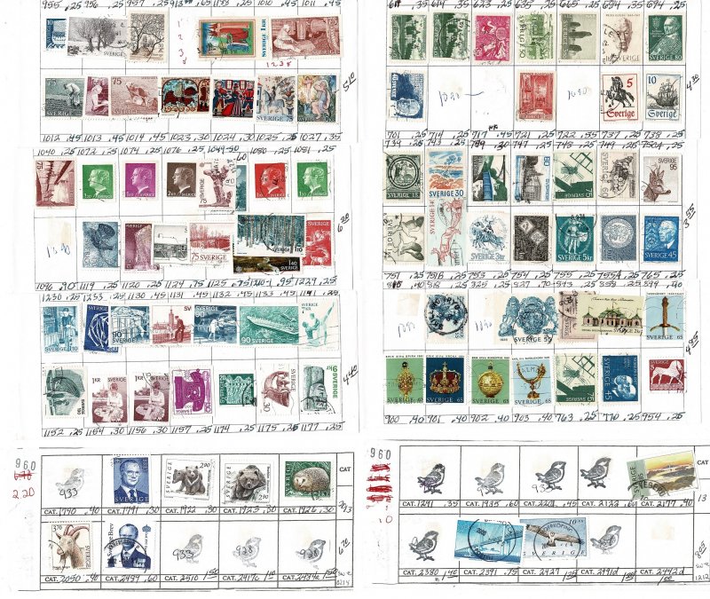 Sweden batch from old circuit books