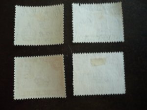 Stamps - Kenya Uganda -Scott#67,68,75,79-Used & Mint Hinged Part Set of 4 Stamps