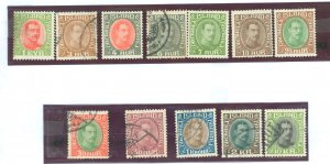 Iceland #176-187 Used Single (Complete Set) (King)