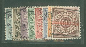 Wurttemberg #55/L8 Used Multiple