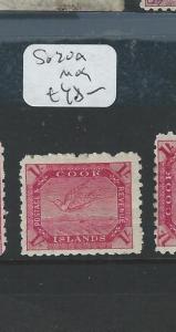 COOK ISLANDS (P1306B) 1/- BIR   SG20A  MOG