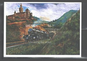 GRENADA  1996 TRAINS  M.S. #2569  MNH