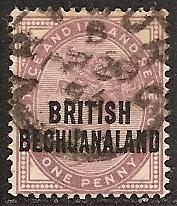 Bechuanaland  33 Used 1891 1p lilac Victoria