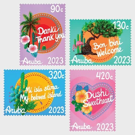 Aruba - Postfris/MNH - Complete set Papiamento 2023