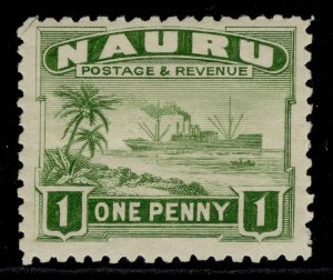 NAURU GV SG27A, 1d green, M MINT.