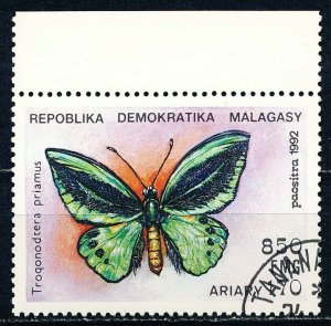 Malagasy Republic #1085 Single Butterfly CTO