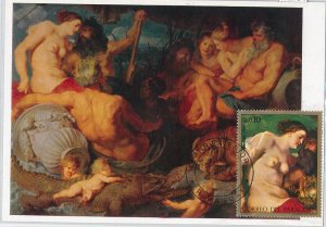 62794 - PARAGUAY - POSTAL HISTORY: MAXIMUM CARD 1972 - ART: RUBENS-