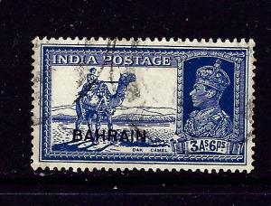 Bahrain 27 Used 1938 overprint issue 