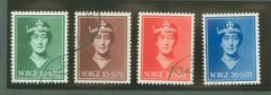 Norway #B11-B14 Used Single (Complete Set) (Queen)