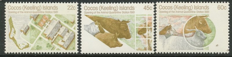 Cocos (Keeling) Islands 1981 Animal Quarantine Station MNH