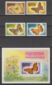 GRENADA/GRENADINES 1982 SG 488/91 + MS 492 MNH