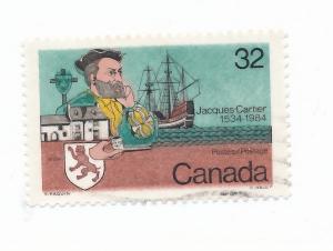 Canada 1984 - Scott 1011 used - 32c, Jacques Cartier