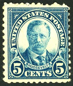 U.S. #637 MINT OG HR