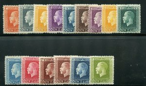 NEW ZEALAND DEFINITIVES SET SCOTT # 145/59  MINT HINGED--SCOTT VALUE $275.00