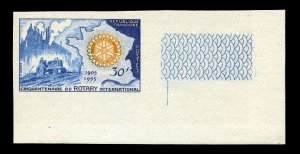 France, 1950-Present #741 (YT 1009) Cat€125, 1955 Rotary International, rig...