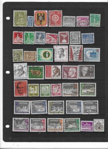 BERLIN COLLECTION ON STOCK SHEET MINT/USED