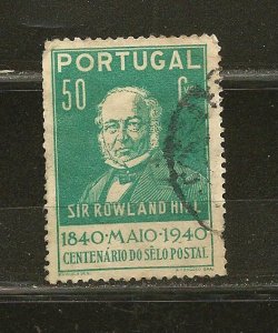 Portugal SC#595 Sir Rowland Hill Used