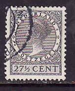 Netherlands-Sc#188- id6-used 27&1/2c Queen-1928-