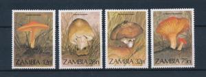 [51191] Zambia 1984 Mushrooms Pilze Champignons MNH