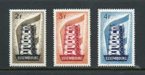 LUXEMBOURG 1956 EUROPA SCOTT#318/20   MINT NEVER HINGED--SCOTT $155.00 