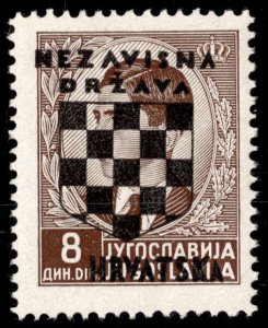 Croatia Scott 19 Unused lightly hinged.