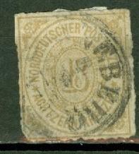 North German Confederation 11 used CV $65