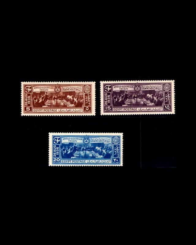 VINTAGE: EGYPT 1920-50'S ASST OGNH, LH ,USD LSCOTT # ASST $175 LOT #1900MUF