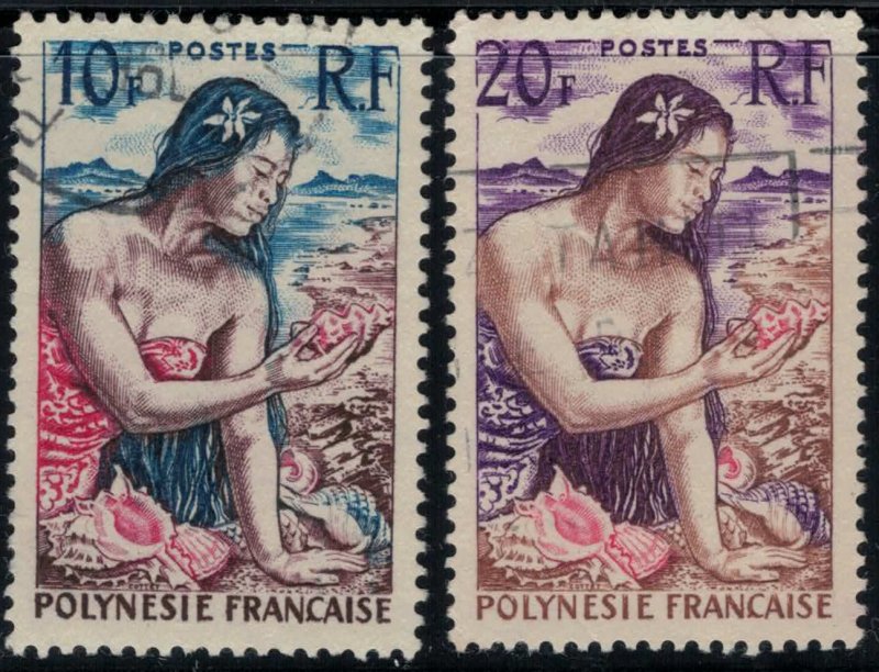 French Polynesia #189-90 CV $7.25