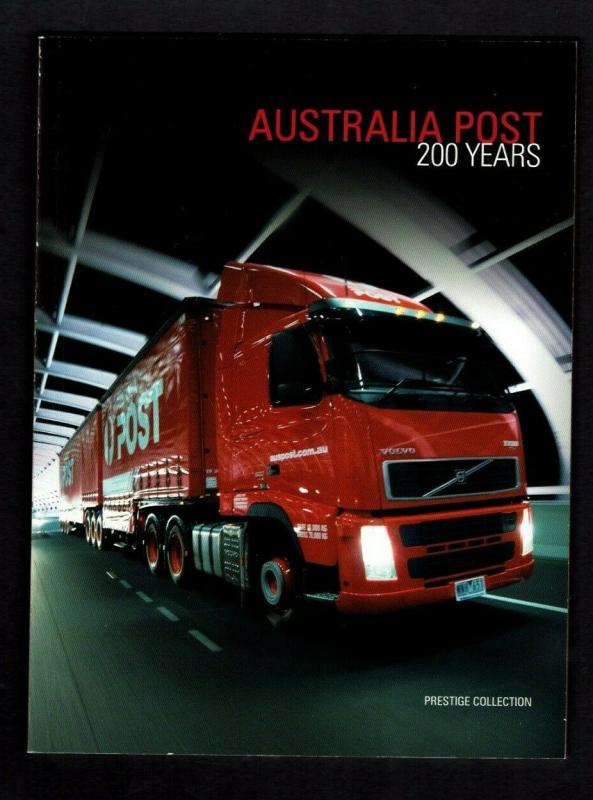 Australia: 2009, Bicentenary of Postal Services in Australia, Prestige Booklet