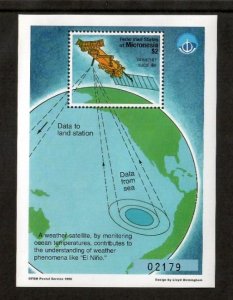 Micronesia 1998 - Deep Sea Research - Souvenir Stamp Sheet - Scott #298 - MNH