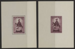 Belgium Scott B315-B316 MNHOG -1942 Perf and Imperf St Martins Church-SCV $70.00