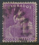 Barbados SG 82 SC# 56a  Used  Violet   perf 14 see scans and details