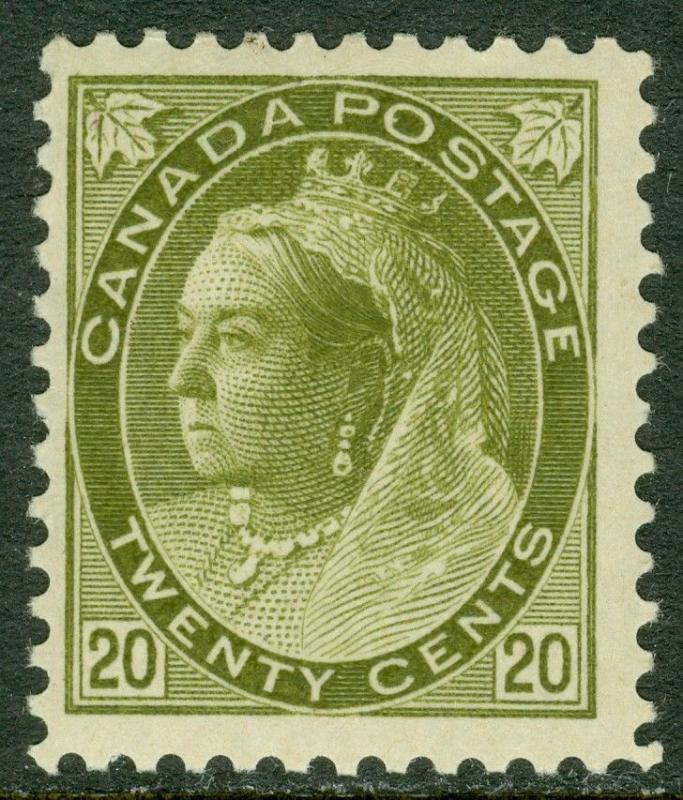 EDW1949SELL : CANADA 1900 Scott #84 Mint Original Gum. Very fresh stamp Cat $600