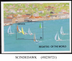 GRENADA - 1992 REGATTAS OF THE WORLD / YACHT SHIP SC#2137 - MIN/SHT MNH