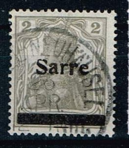 Saar 1920,Sc.#1 used Mi.#1 Type II. cv.€550