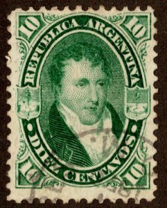 Argentina Scott 18A Used.