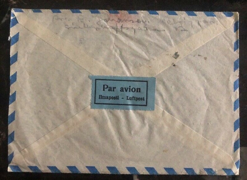 1948 Helsinki Finland Airmail Cover To Washington USA