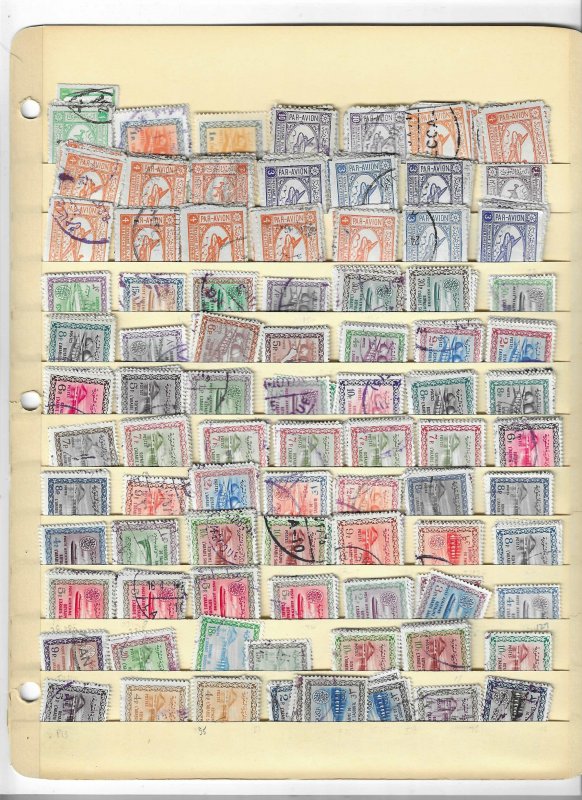 SAUDI ARABIA COLLECTION ON STOCK SHEET , MINT/USED