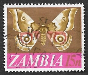 Zambia Scott #45 15n ‭Nudaurelia Zambesina Butterfly (1968) Used