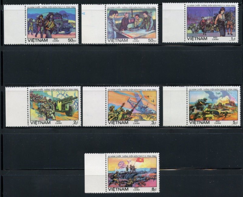 VIETNAM LOT OF 10 SOUVENIR SHEETS & ONE SET  MINT NEVER HINGED