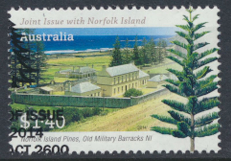 Australia SC# 4146 SG 4209 Norfolk Island Pines Used with fdc details & scans